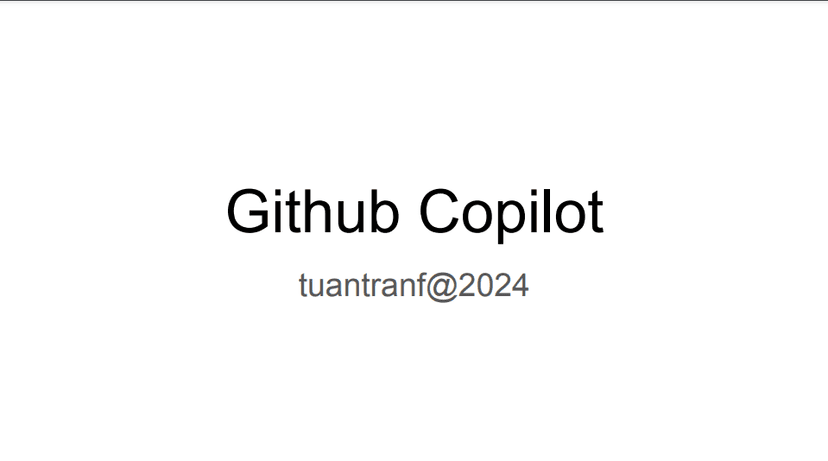 [Share] Github Copilot Tips