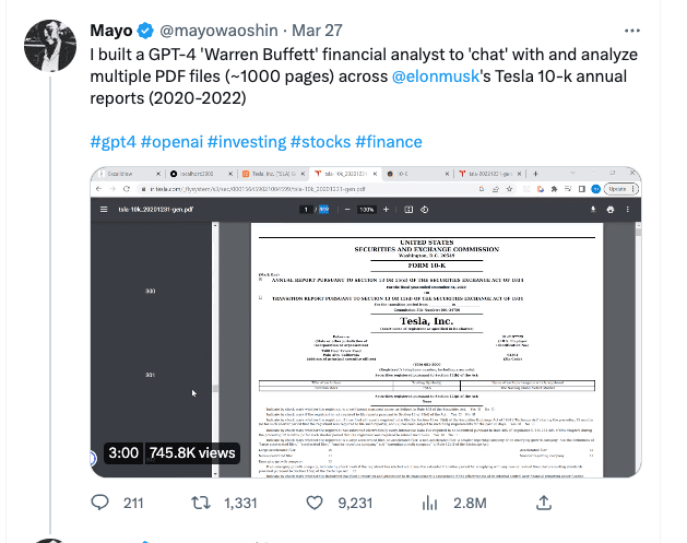 A visual depiction of what is being written about